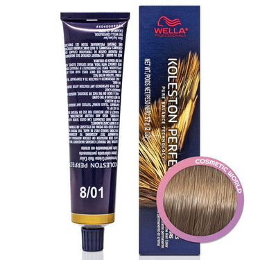 WELLA - KOLESTON PERFECT_Koleston Perfect Me+ 8/01 Light Blonde/Natural Ash_Cosmetic World